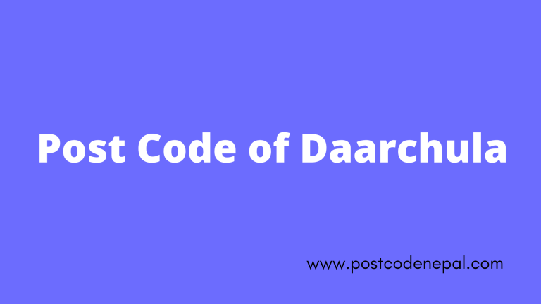 Postal code of Daarchula