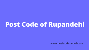 Postal code of Rupandehi