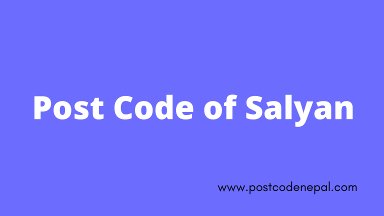 Postal code of Salyan