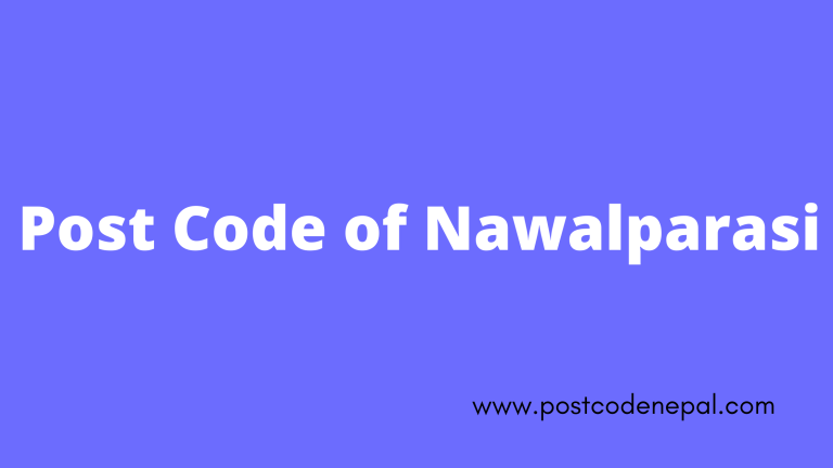 Postal code of Nawalparasi