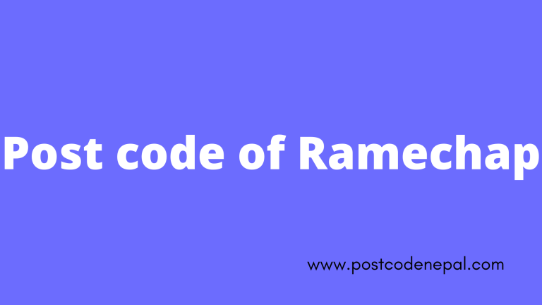 Postal code of Ramechap