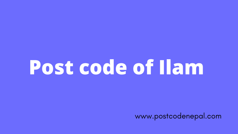 Postal code of Illam