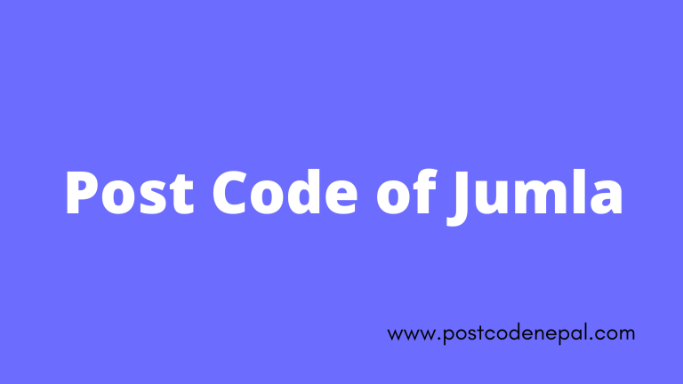 Postal code of Jumla