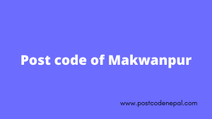 Postal code of Makwanpur