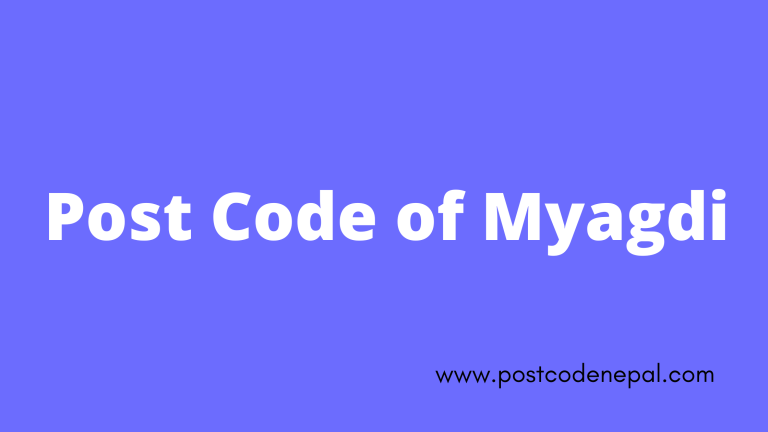 Postal code of Myagdi