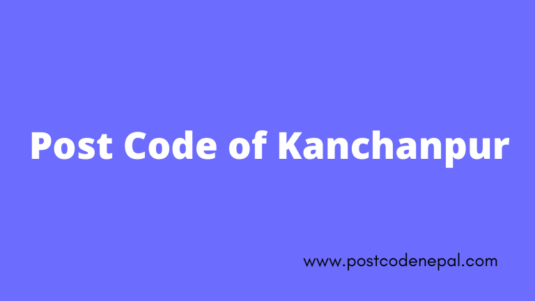 Postal code of Kanchanpur