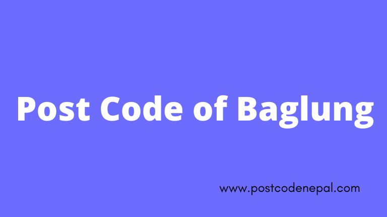 Postal code of Baglung