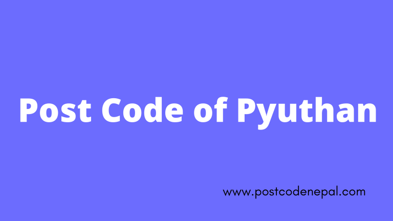 Postal code of Pyuthan