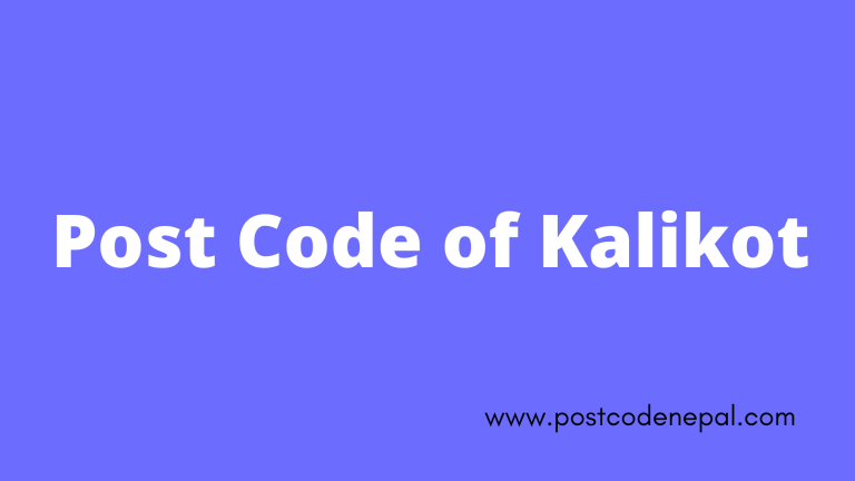Postal code of Kalikot