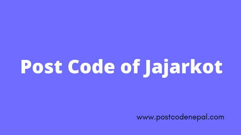 Postal code of Jajarkot