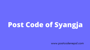Postal code of Syangja
