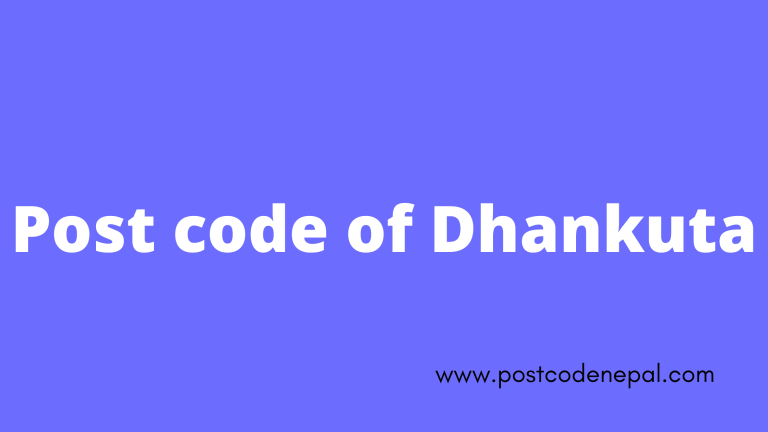 Postal code of Dhankuta