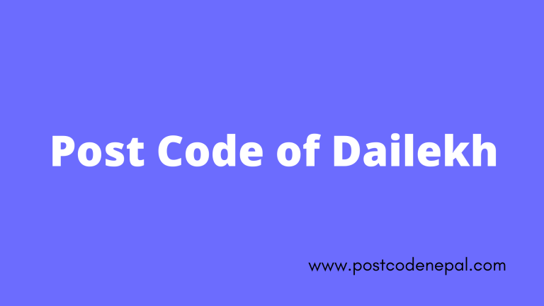 Postal code of Dailekh