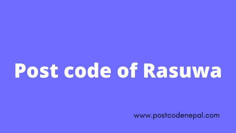 Postal code of Rasuwa