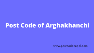 Postal code of Arghakhanchi