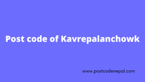 Postal code of Kavrepalanchowk