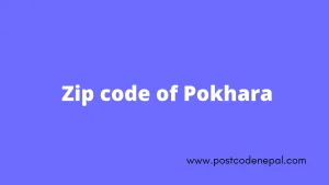 Zip Code of Pokhara.