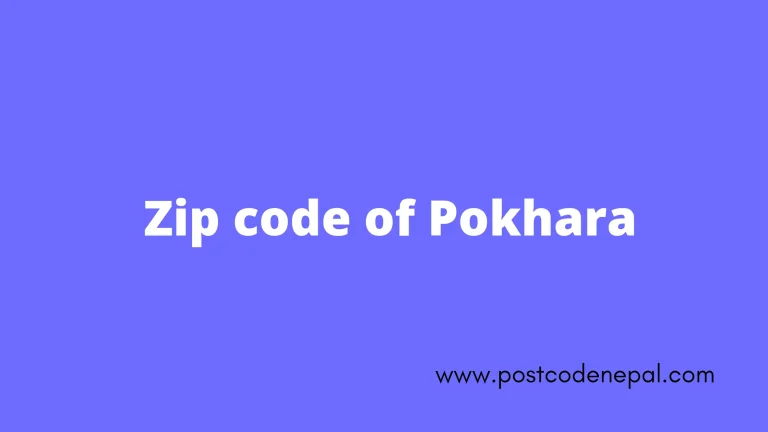 Zip Code of Pokhara.